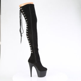 Pleaser ADORE-3063 Platform Overknee Boots Black EU-43 / US-13