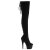 Pleaser ADORE-3063 Platform Overknee Boots Black EU-43 / US-13