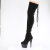 Pleaser ADORE-3063 Platform Overknee Boots Black EU-43 / US-13