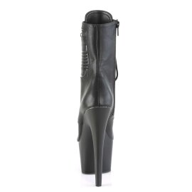 Pleaser ADORE-1020PK Black Faux Leather/Black Matte EU-39 / US-9