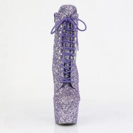 Pleaser ADORE-1020GWR Platform Ankle Boots Glitter Purple EU-39 / US-9