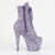 Pleaser ADORE-1020GWR Platform Ankle Boots Glitter Purple EU-39 / US-9