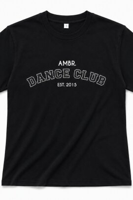AMBR Designs Tee Dance Club Black S