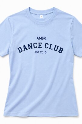 AMBR Designs Tee Dance Club Blue S
