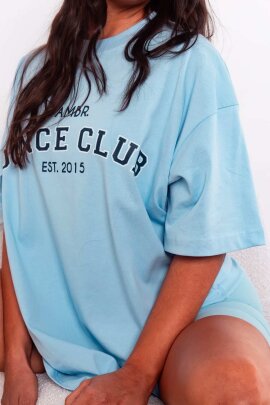 AMBR Designs Tee Dance Club Blue L