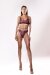 Polerina Shorts Nixa Maroon Sequin