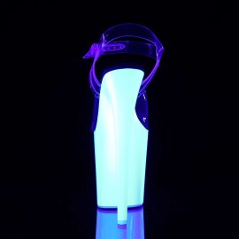 Pleaser FLAMINGO-808UV Clear/Neon White EU-36 / US-6