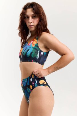 Pole Addict Shorts High Leg Exotic Flowers