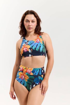 Pole Addict Shorts High Waist Exotic Flowers XS