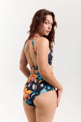 Pole Addict Shorts High Waist Exotic Flowers M
