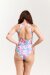 Pole Addict Top Open Back Pink Peonies