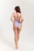 Pole Addict Top Open Back Pink Peonies
