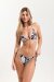 Pole Addict Top Sorrento Black White Snake
