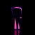 Pleaser KISS-209TT Black Patent/Black-Neon Hot Pink EU-39 / US-9