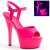 Pleaser KISS-209UV Neon Hot Pink/Hot Pink EU-35 / US-5