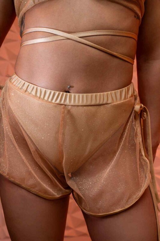 RAD Shorts Dazzle Gold