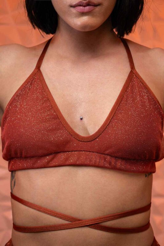 RAD Top Dazzle Brown XL
