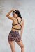 Lunalae Shorts High Waist Gianna Mesh Leopard L