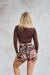 Lunalae Shorts High Waist Gianna Mesh Zebra