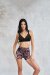 Lunalae Top Sienna Mesh Cut Out Bra Black XS