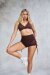 Lunalae Top Sienna Mesh Cut Out Bra Chocolate