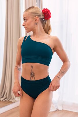 Les Polettes Top Charlie Petrol Blue XL