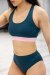 Les Polettes Shorts Zoé Teal Green S