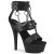Pleaser KISS-261 Black Faux Leather/Black Matte EU-40 / US-10