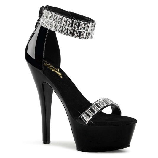 Pleaser KISS-269RS Black/Black EU-40 / US-10