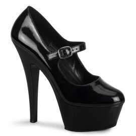 Pleaser KISS-280 Black Patent/Black EU-42 / US-12