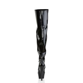 Pleaser KISS-3010 Black Patent/Black EU-40 / US-10