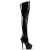 Pleaser KISS-3010 Black Patent/Black EU-42 / US-12
