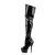 Pleaser KISS-3010 Black Patent/Black EU-37 / US-7