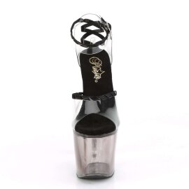 Pleaser LOVESICK-712T Clear-Black/Faded Black EU-41 / US-11