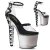 Pleaser LOVESICK-712T Clear-Black/Faded Black EU-41 / US-11