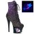 Pleaser MOON-1020MER Purple-Black Ombre Glitter/Black EU-35 / US-5