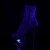 Pleaser MOON-1020MER Purple-Black Ombre Glitter/Black EU-35 / US-5