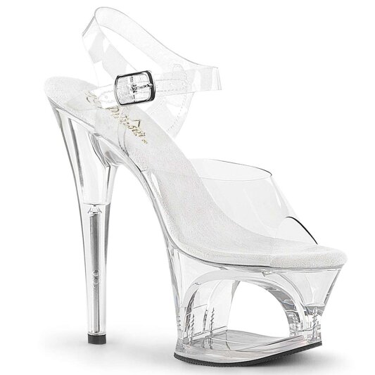 Pleaser MOON-708 Clear/Clear EU-35 / US-5