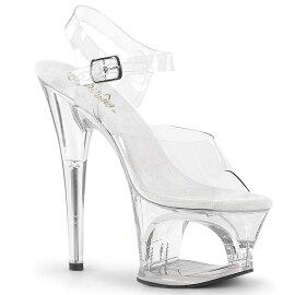 Pleaser MOON-708 Clear/Clear EU-35 / US-5