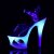 Pleaser MOON-708MER Clear/Blue Ombre EU-35 / US-5
