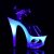 Pleaser MOON-708MER Clear/Blue Ombre EU-35 / US-5
