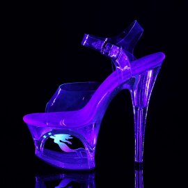 Pleaser MOON-708MER Clear/Clear EU-35 / US-5