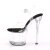 Pleaser RADIANT-708 Clear-Black/Clear EU-37 / US-7