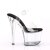 Pleaser RADIANT-708 Clear-Black/Clear EU-38 / US-8