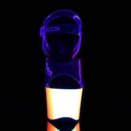 Pleaser RAINBOW-308UV Clear/Neon Multi EU-35 / US-5