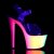 Pleaser RAINBOW-308UV Clear/Neon Multi EU-35 / US-5