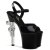 Pleaser REVOLVER-709 Black/Black EU-35 / US-5