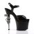 Pleaser REVOLVER-709 Black/Black EU-35 / US-5