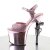 Pleaser REVOLVER-709G Baby Pink Multi Glitter/Baby Pink Chrome EU-35 / US-5