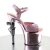 Pleaser REVOLVER-709G Baby Pink Multi Glitter/Baby Pink Chrome EU-35 / US-5